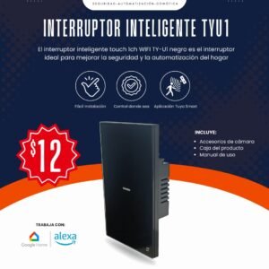 INTERRUPTOR DE 1 CANAL BLACK
