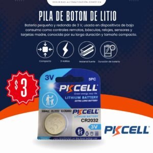 PILAS DE LITIO PYKCELL 3V